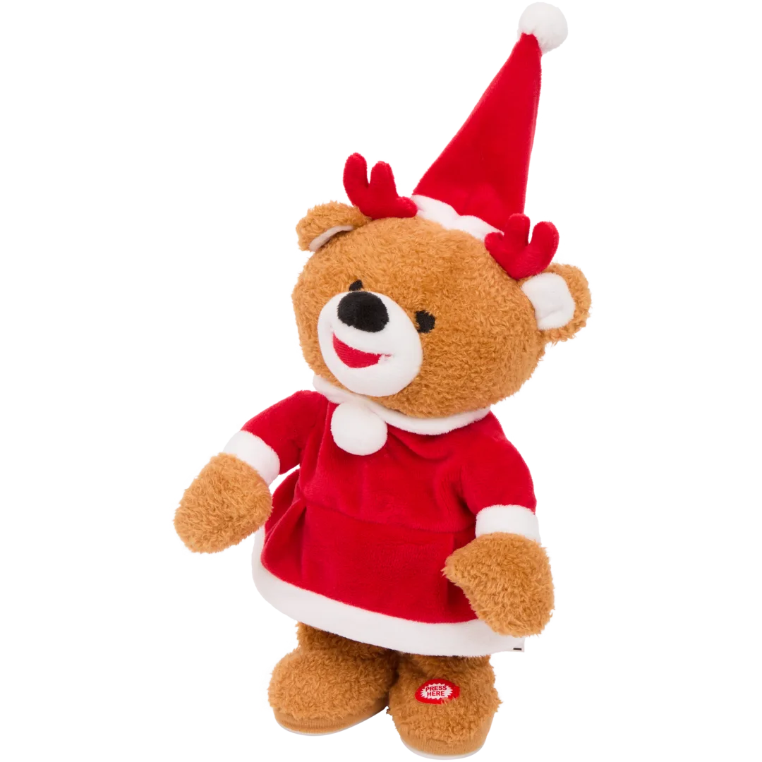 Zingende en dansende kerstbeer
