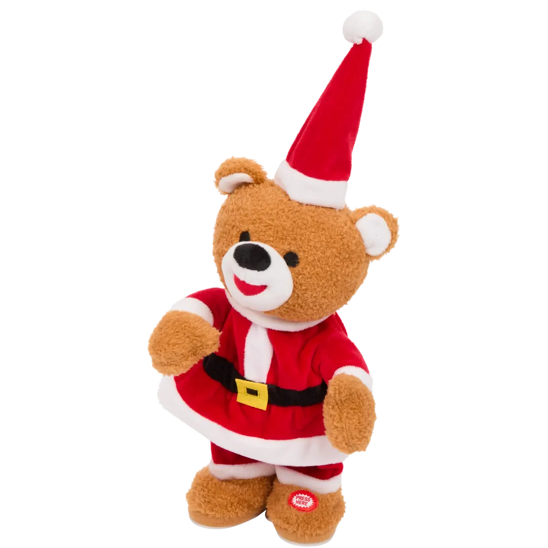 Zingende en dansende kerstbeer