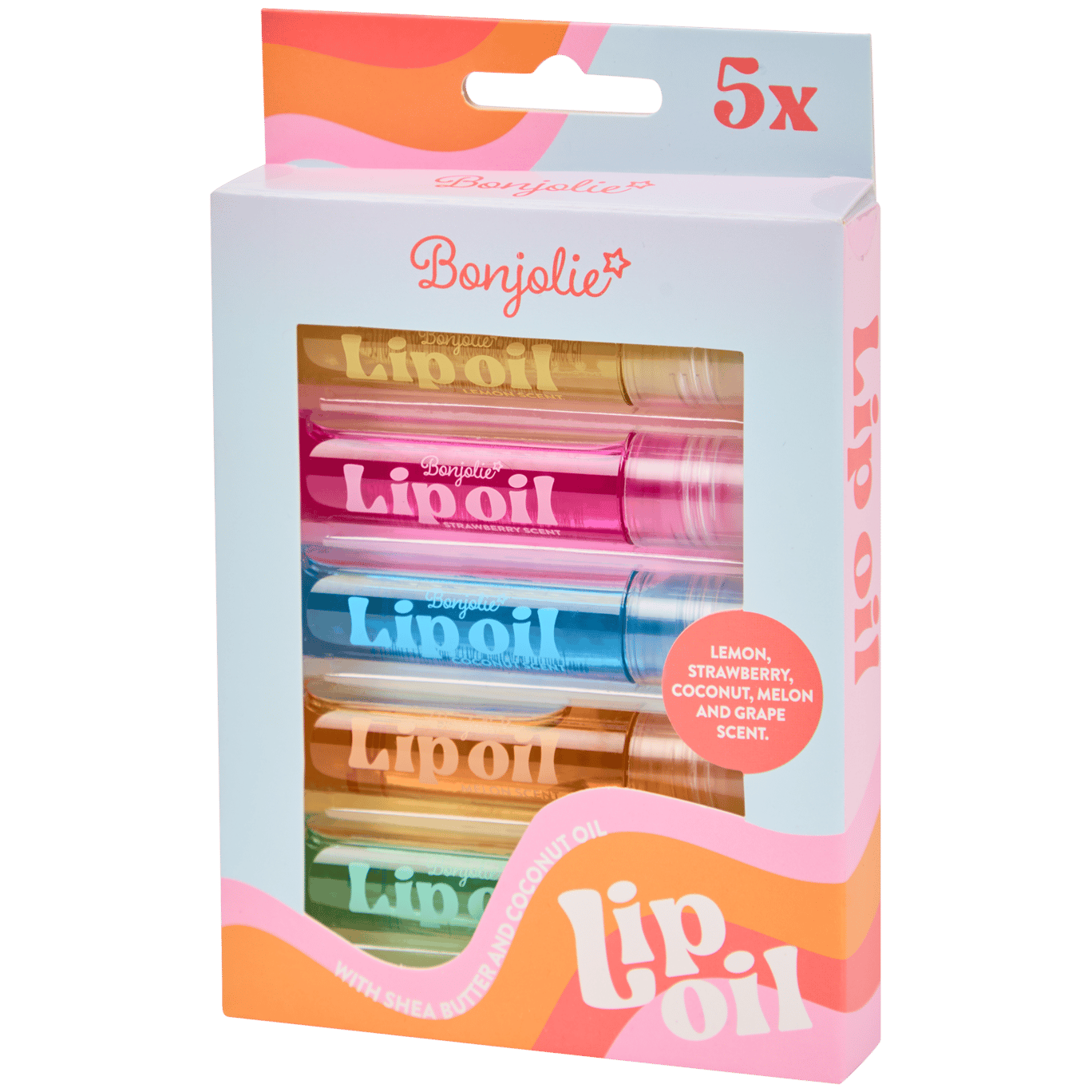 Bonjolie Lip Oil Set – 3-delige Glans & Verzorging