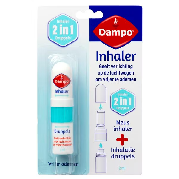 Dampo Inhaler en 2-in-1 Inhalatiedruppels