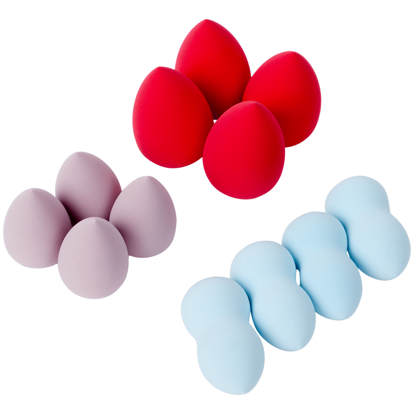SoftBlend Pro Set – Make-up Blenders (12 stuks)