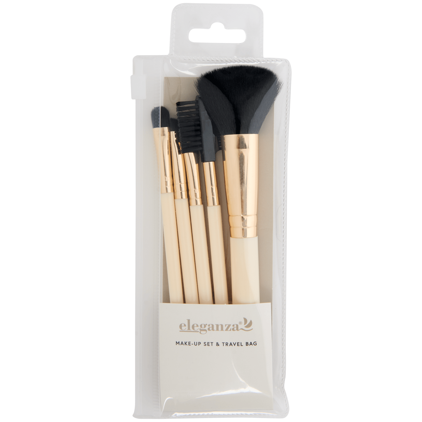 Pro Brush Set – 5 Make-upkwasten met Etui