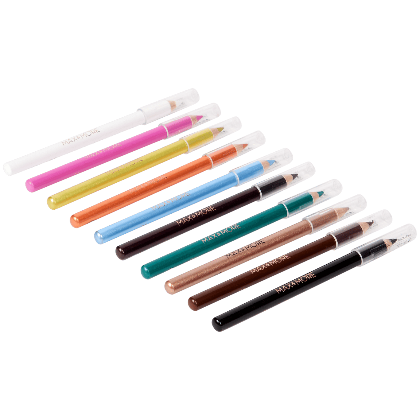 Max & More ColorPencil Set – 10 Make-uppotloden (Vegan)