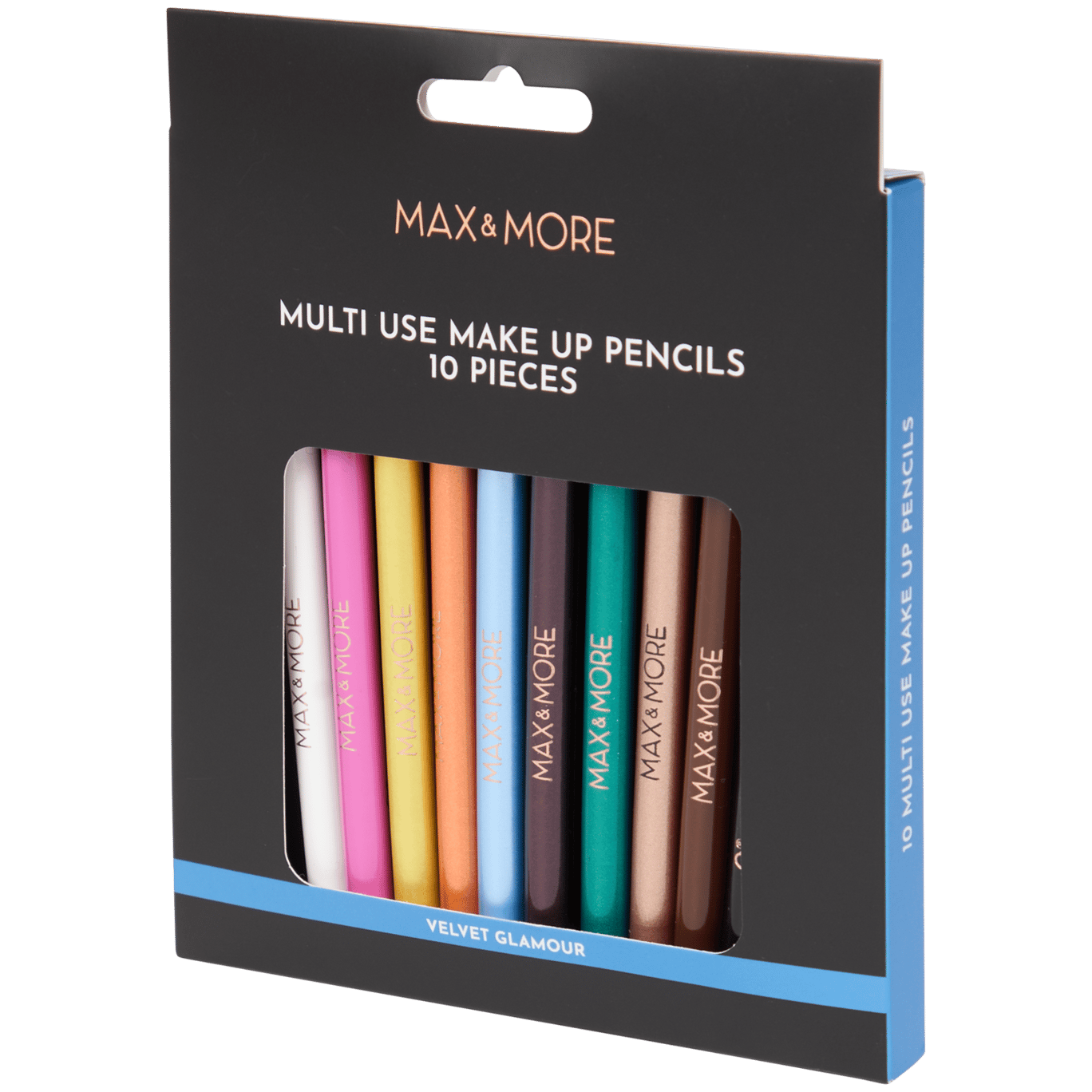 Max & More ColorPencil Set – 10 Make-uppotloden (Vegan)