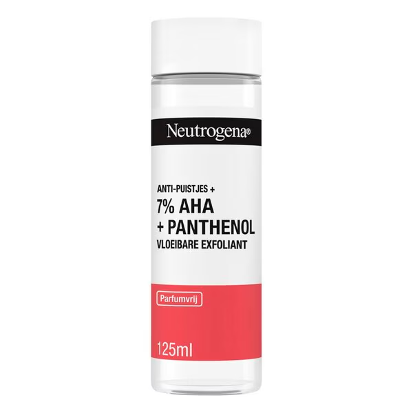 Neutrogena Anti-Puistjes+ 7% AHA + Panthenol Vloeibare Exfoliant