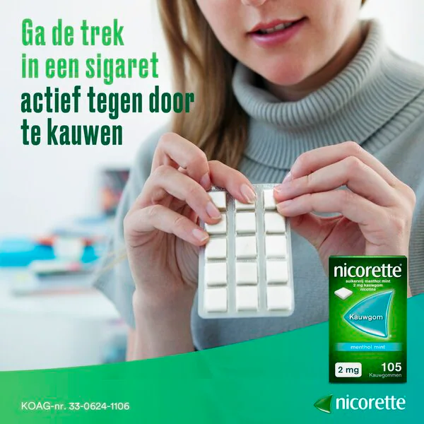 Nicorette Fresh Fruit 2mg Kauwgom