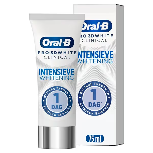 Oral-B Pro 3D White Clinical Intensieve Whitening Tandpasta