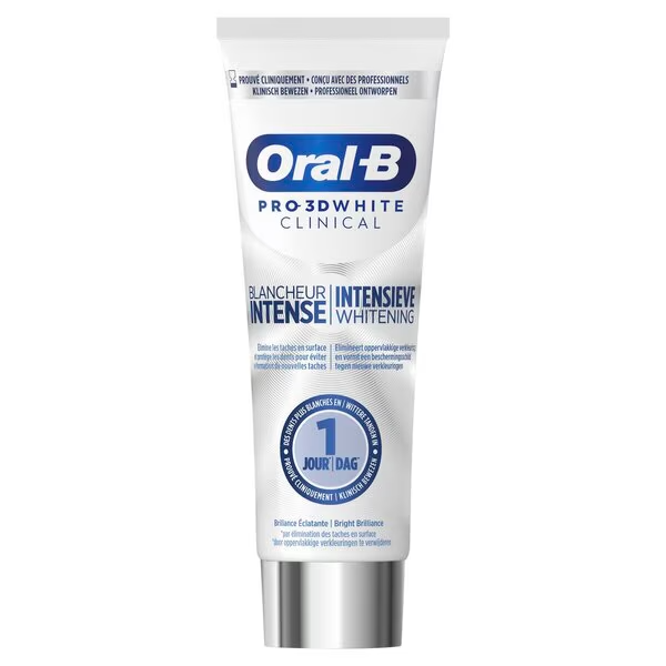 Oral-B Pro 3D White Clinical Intensieve Whitening Tandpasta