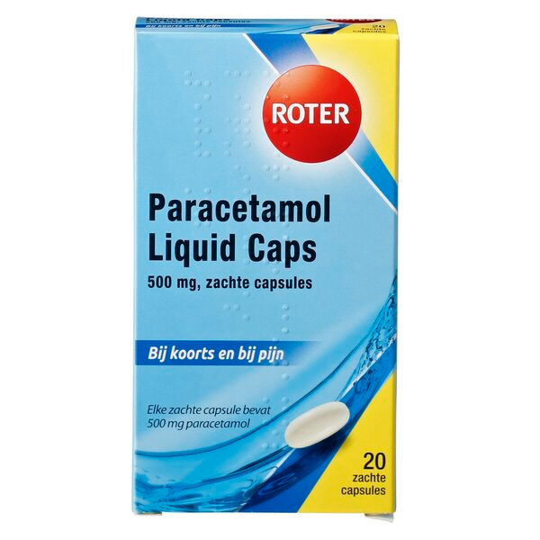 Roter Paracetamol 500 mg Liquid Caps