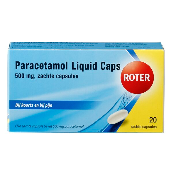 Roter Paracetamol 500 mg Liquid Caps