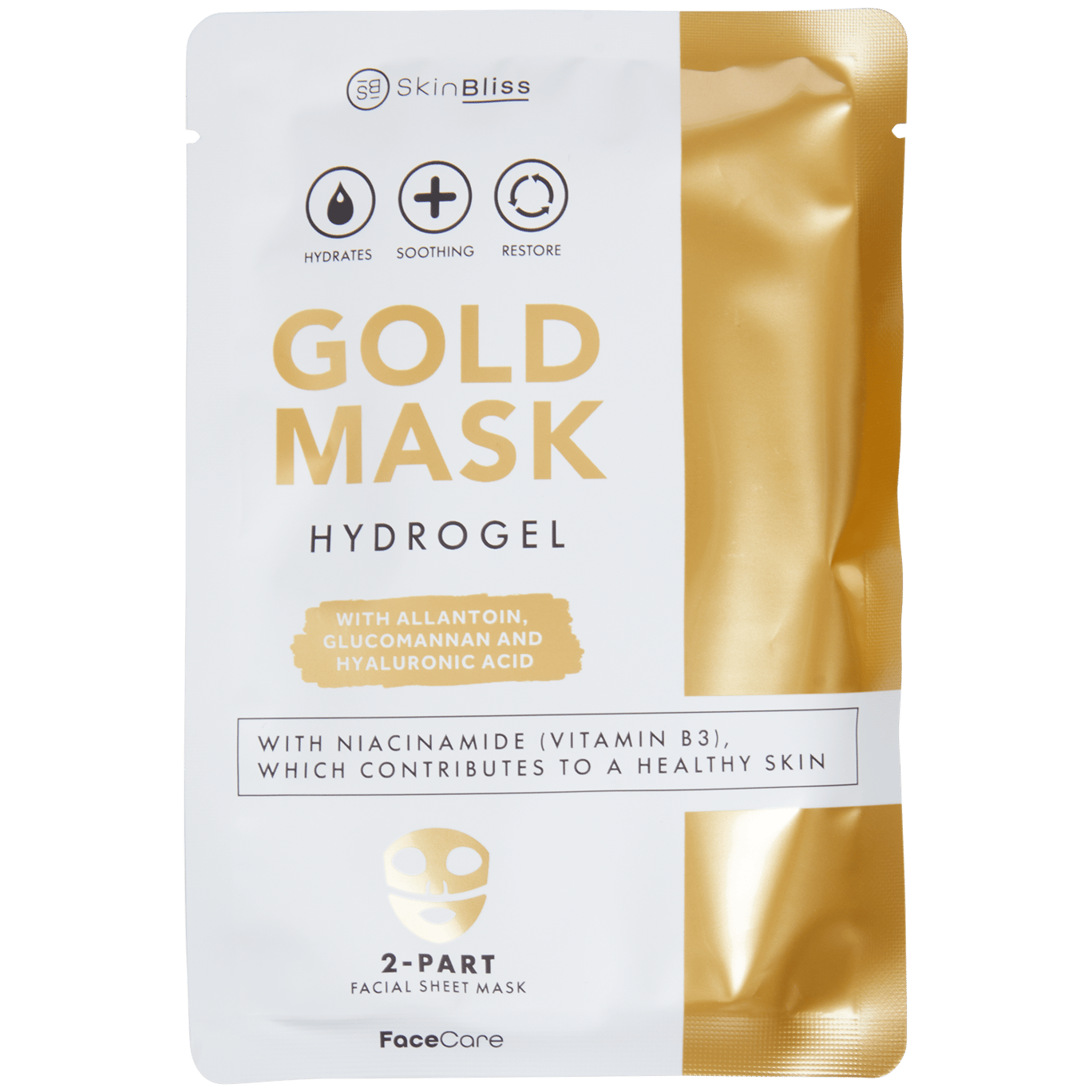 Skin Bliss hydrogel gezichtsmasker