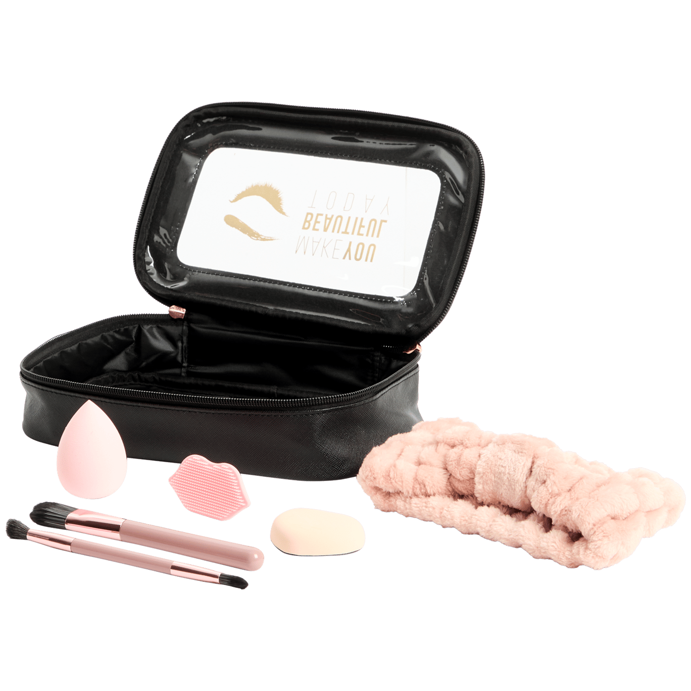 Beauty Essentials Bag – Toilettas met 6 Accessoires