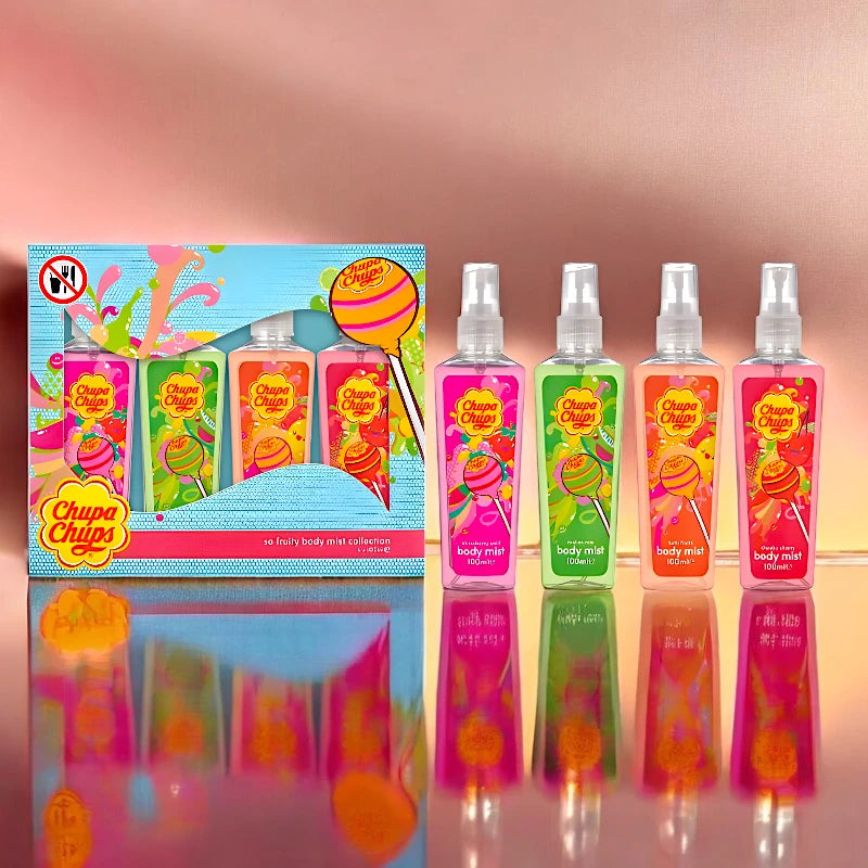 Chupa Chups Bodymist Set (4 Stuks) – 100 ml